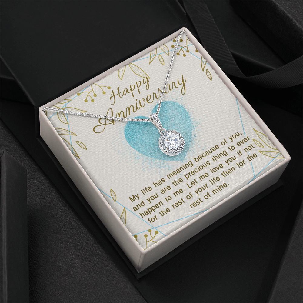 Eternal Hope Necklace with Message Card – Anniversary Gift for Her