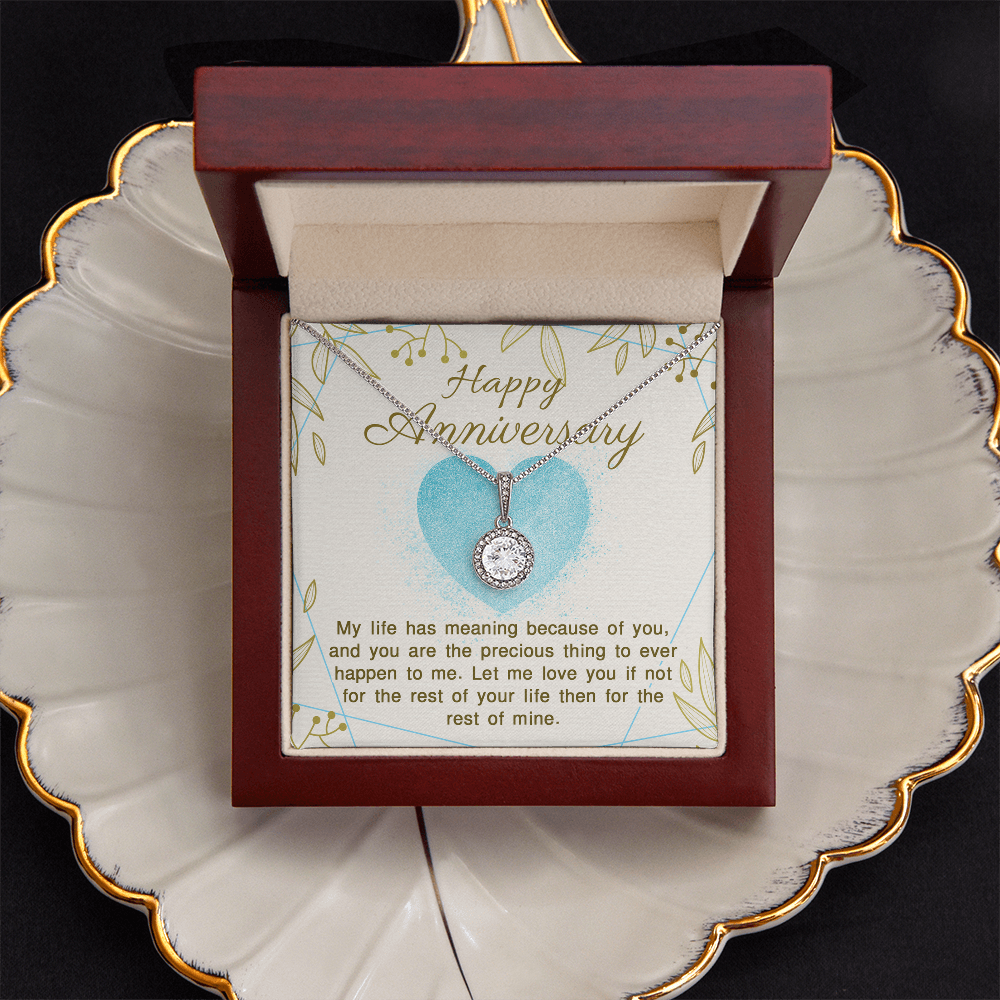 Eternal Hope Necklace with Message Card – Anniversary Gift for Her