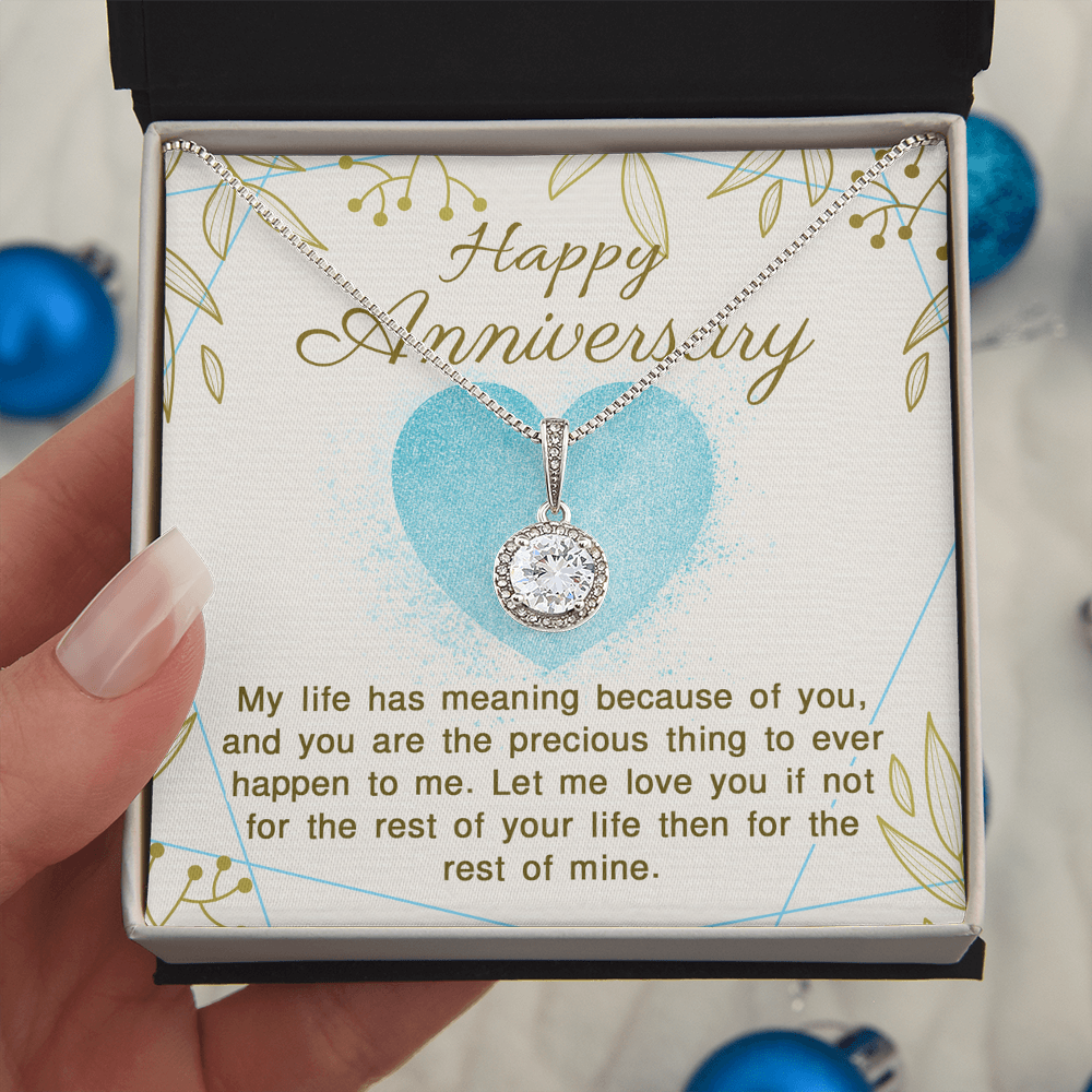 Eternal Hope Necklace with Message Card – Anniversary Gift for Her