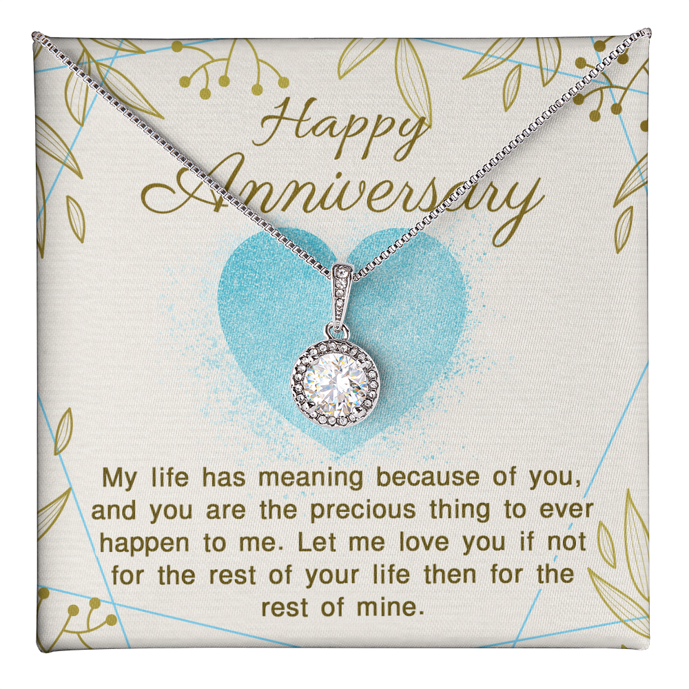 Eternal Hope Necklace with Message Card – Anniversary Gift for Her