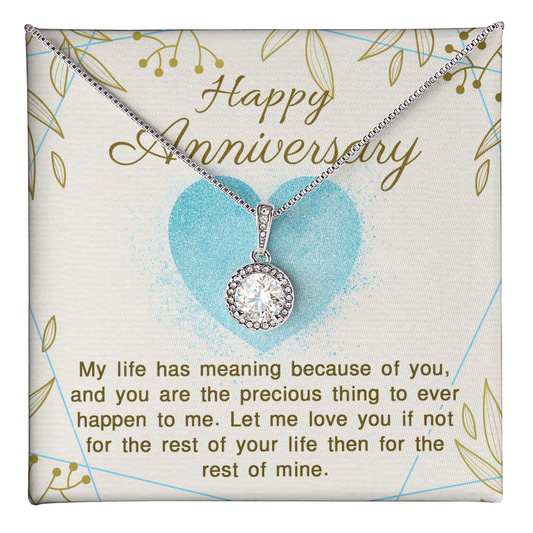Eternal Hope Necklace with Message Card – Anniversary Gift for Her
