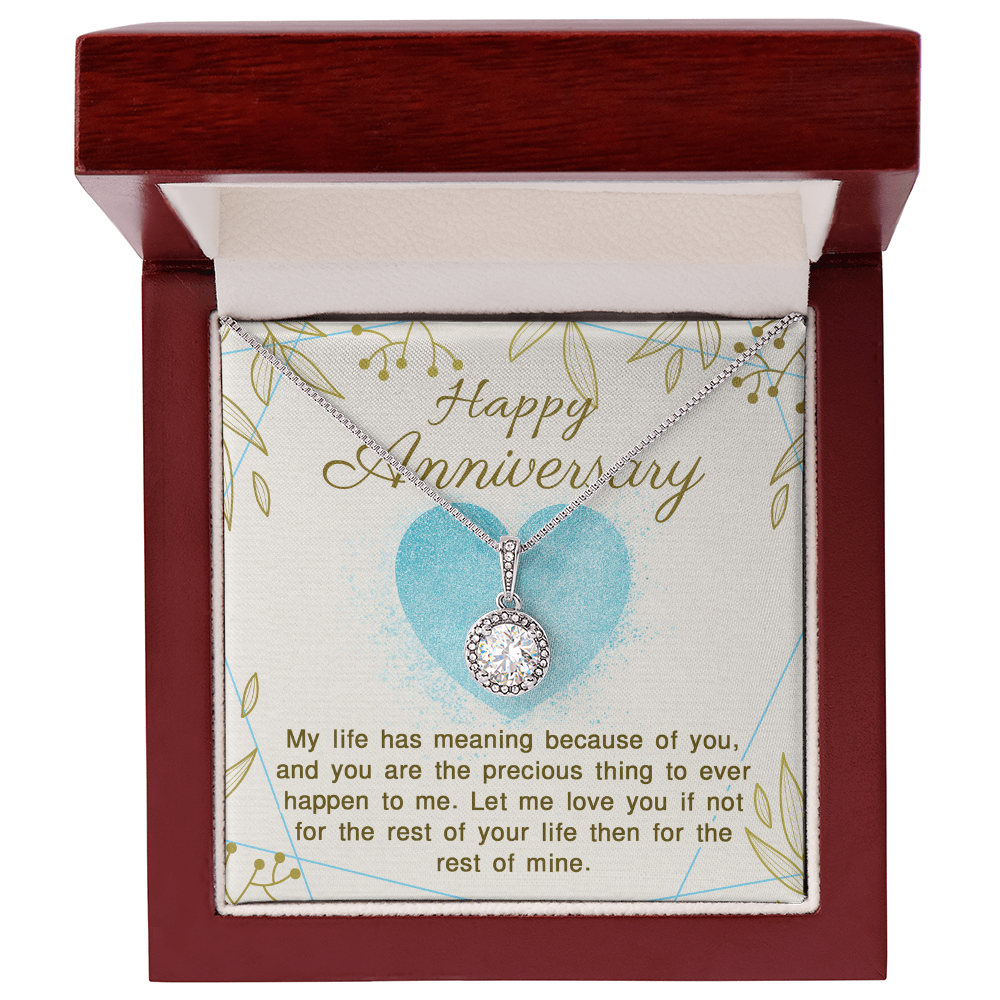 Eternal Hope Necklace with Message Card – Anniversary Gift for Her