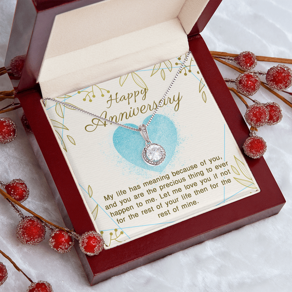 Eternal Hope Necklace with Message Card – Anniversary Gift for Her